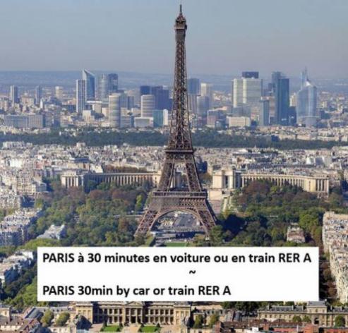 Appartement A 5 Min De Disney Proche Paris Chanteloup-en-Brie Kültér fotó